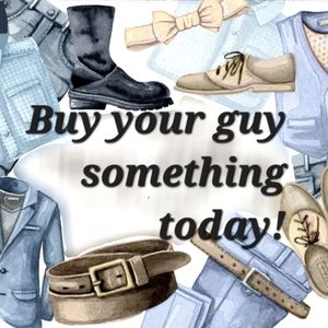 Shop my closet for men's items!